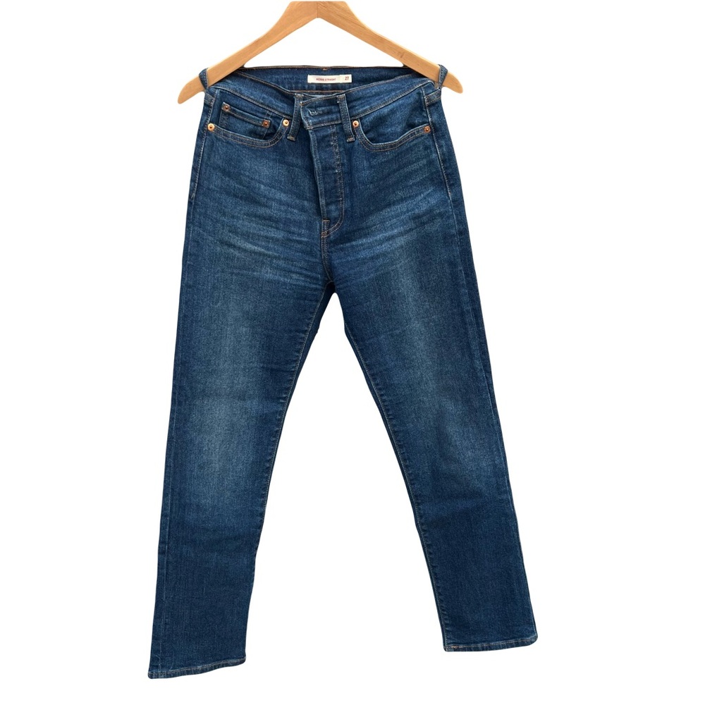 Levi's WEGGIE STRAIGHT Dark Blue Women's Jeans
